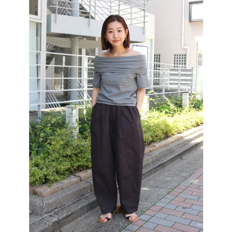 オフショルギャザーTee | Ungrid | 詳細画像10 