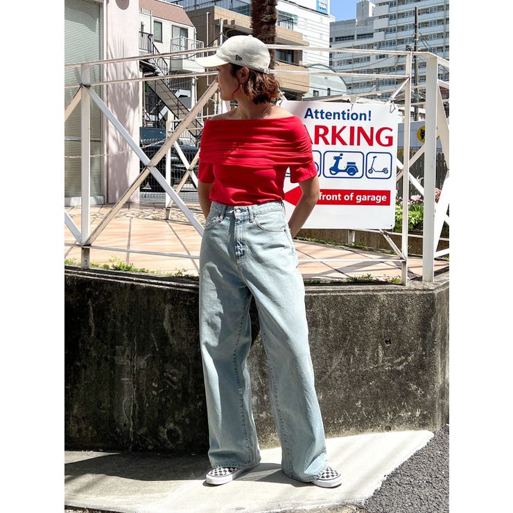 オフショルギャザーTee | Ungrid | 詳細画像4 