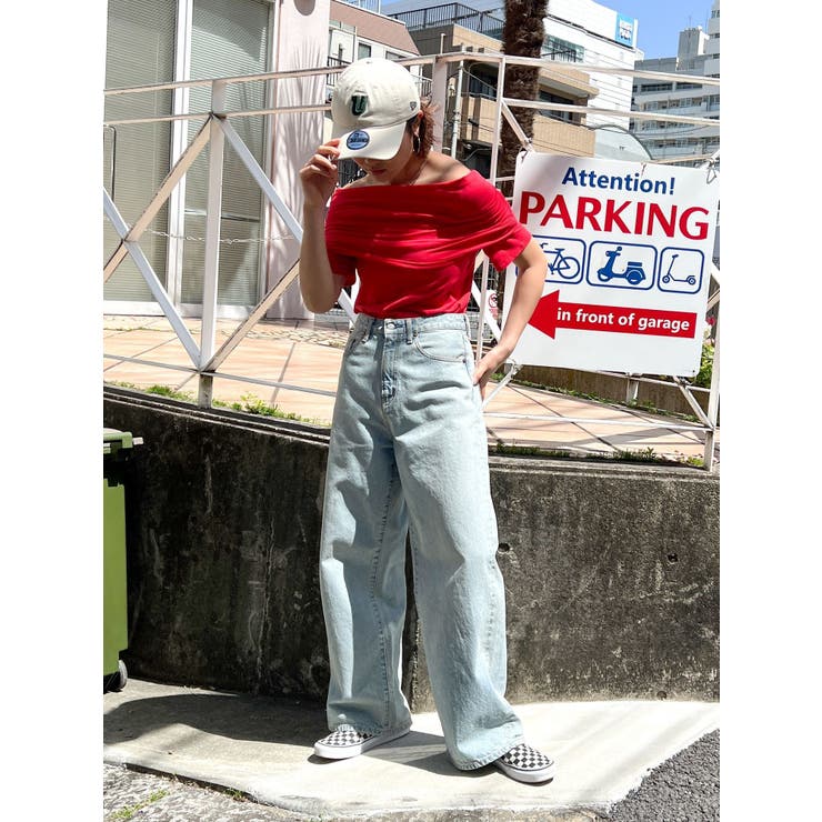 オフショルギャザーTee | Ungrid | 詳細画像5 