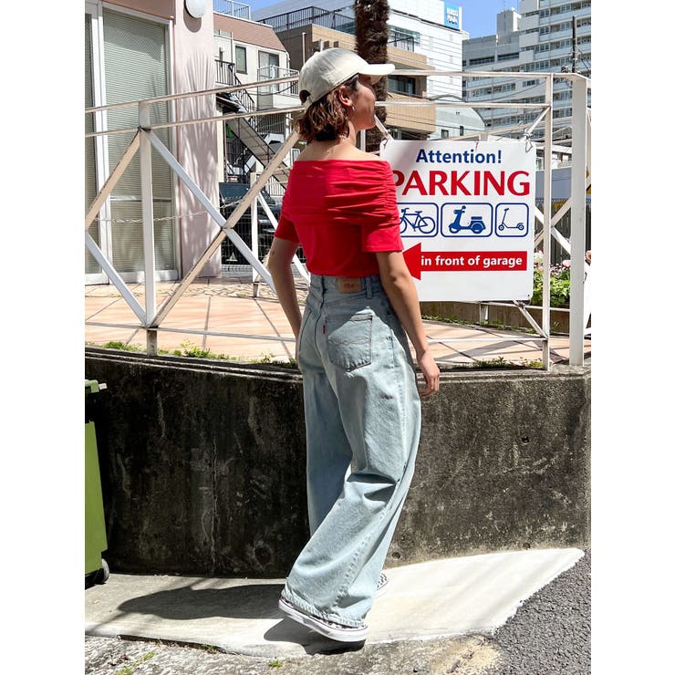 オフショルギャザーTee | Ungrid | 詳細画像6 