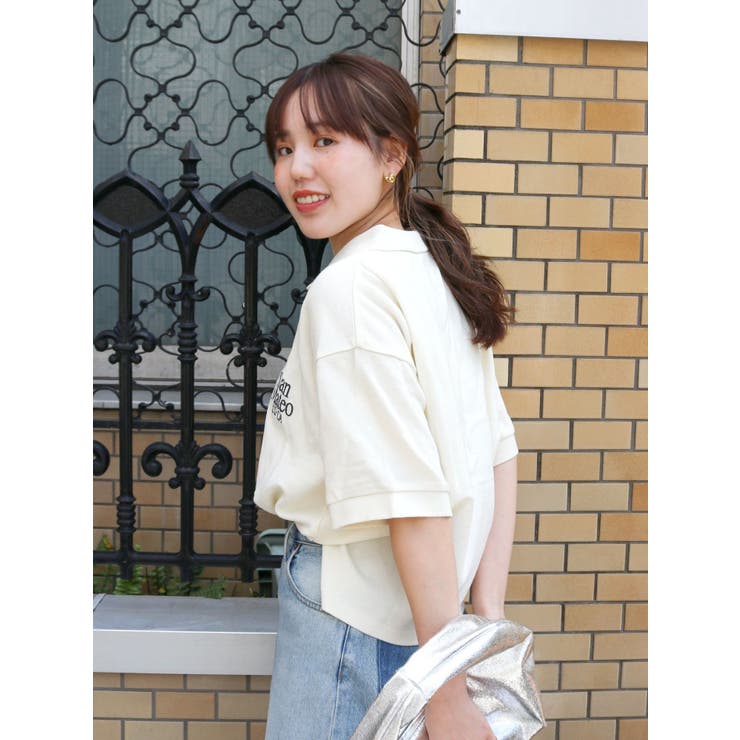 ロゴショートポロシャツ | Ungrid | 詳細画像14 