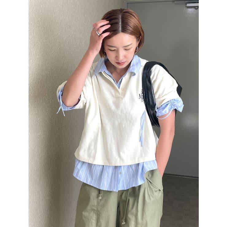 ロゴショートポロシャツ | Ungrid | 詳細画像19 