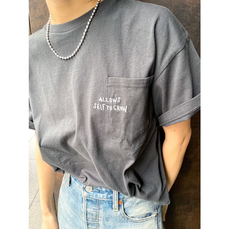 WEB限定】ポイントエンブロリダリーTee[品番：MKSW0057715