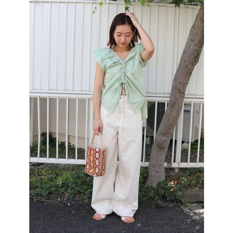 フロントギャザーブラウス | Ungrid | 詳細画像16 