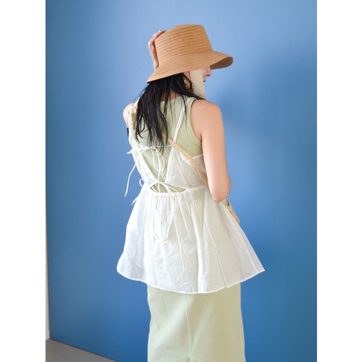 コットンオーガンジーキャミ | Ungrid | 詳細画像18 