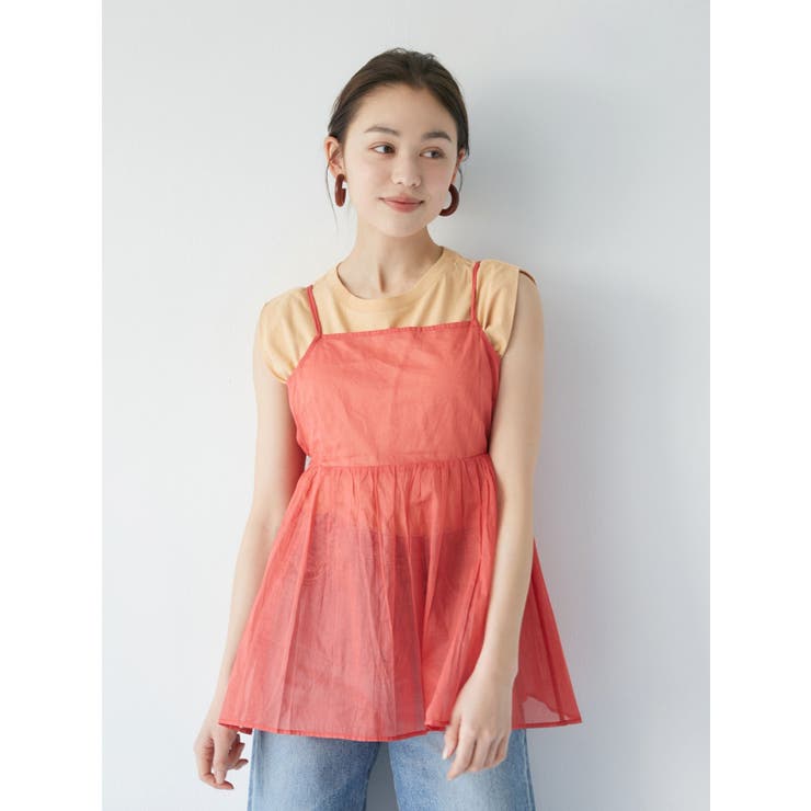 コットンオーガンジーキャミ | Ungrid | 詳細画像2 