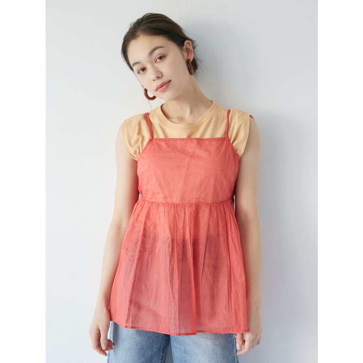 コットンオーガンジーキャミ | Ungrid | 詳細画像3 