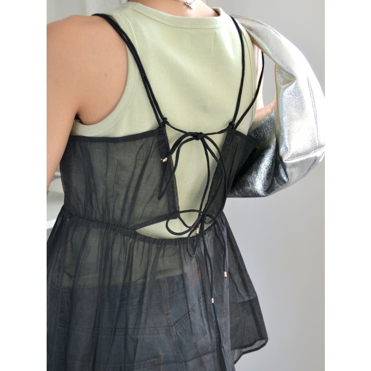 コットンオーガンジーキャミ | Ungrid | 詳細画像9 