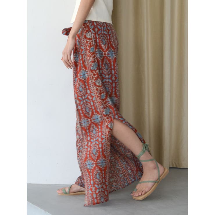 ペイズリーラップパンツ | Ungrid | 詳細画像13 