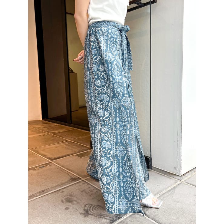 ペイズリーラップパンツ | Ungrid | 詳細画像20 