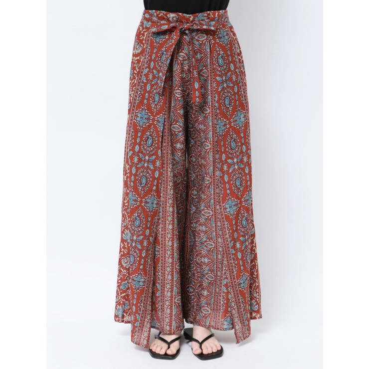 ペイズリーラップパンツ | Ungrid | 詳細画像24 