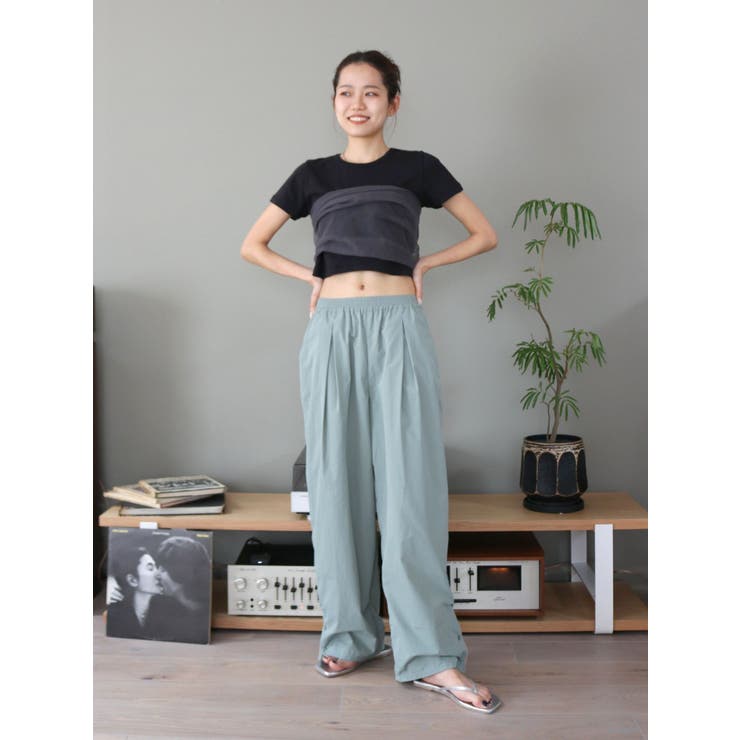 ナイロン混ラインパンツ | Ungrid | 詳細画像20 