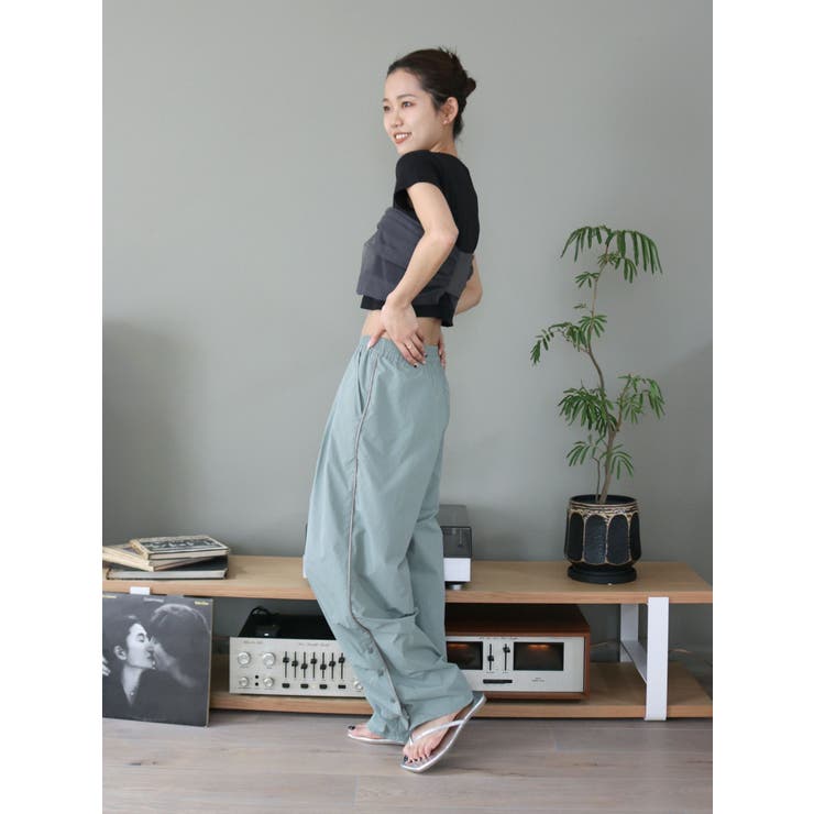 ナイロン混ラインパンツ | Ungrid | 詳細画像21 