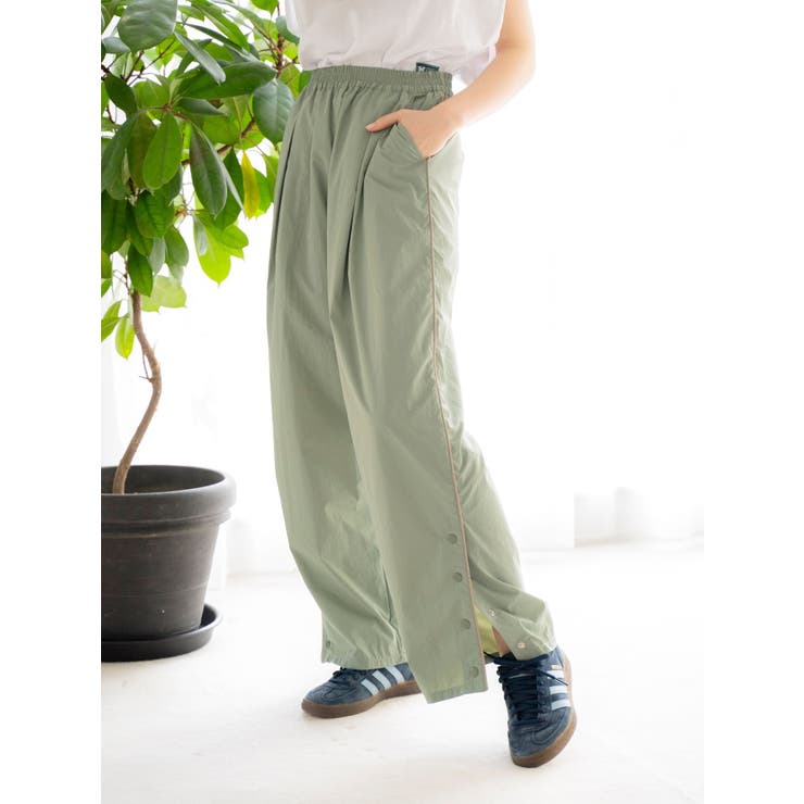 ナイロン混ラインパンツ | Ungrid | 詳細画像3 