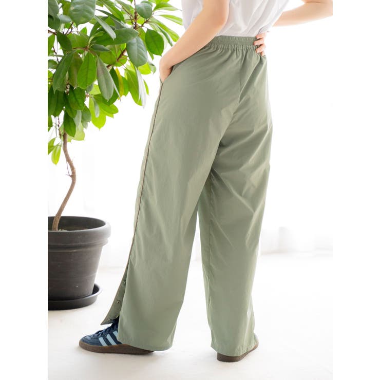 ナイロン混ラインパンツ | Ungrid | 詳細画像5 