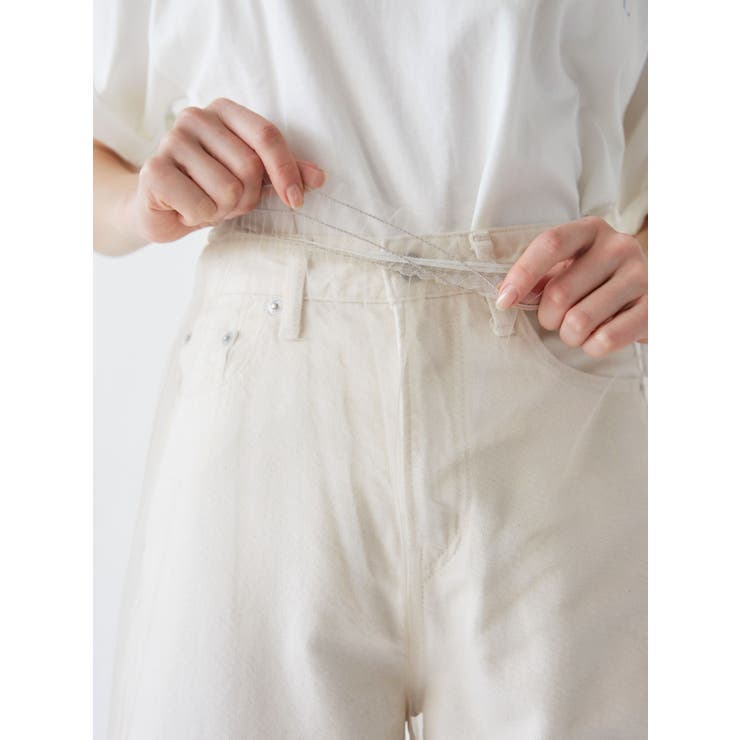 シアーチュールパンツ | Ungrid | 詳細画像12 