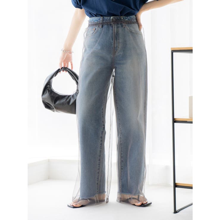 シアーチュールパンツ | Ungrid | 詳細画像13 