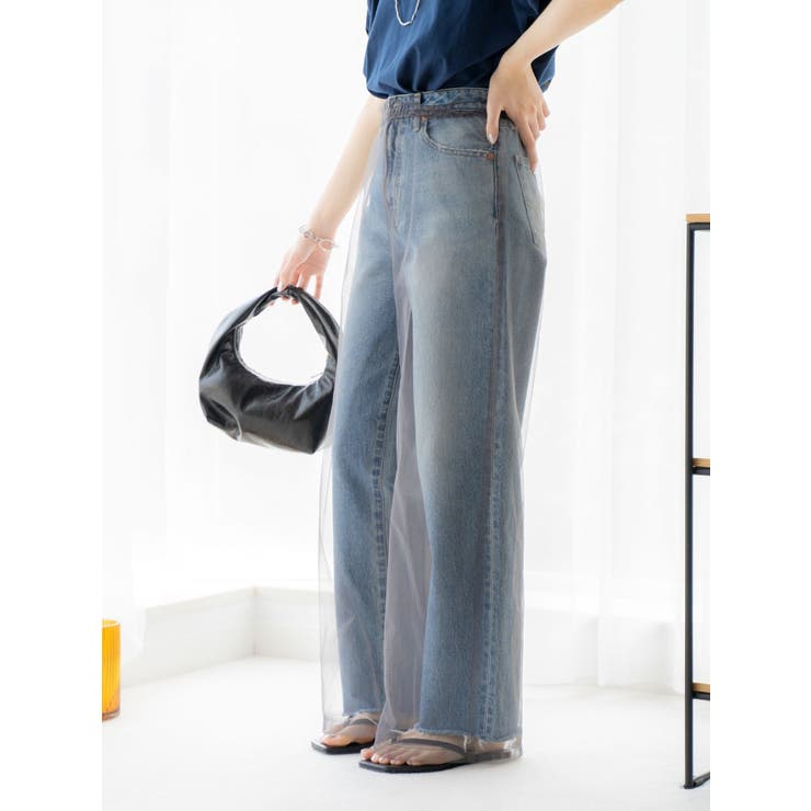 シアーチュールパンツ | Ungrid | 詳細画像14 