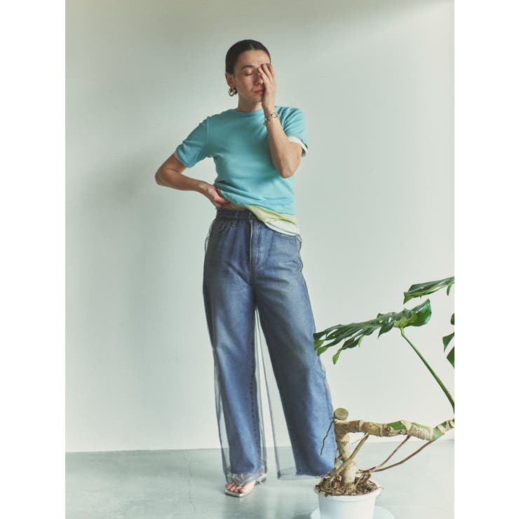 シアーチュールパンツ | Ungrid | 詳細画像3 