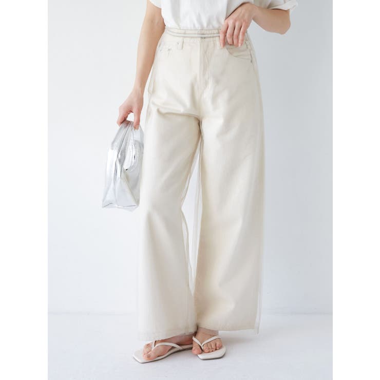 シアーチュールパンツ | Ungrid | 詳細画像6 