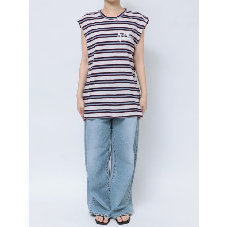 Sobrante by mixta別注 マルチボーダータンクトップ | Ungrid | 詳細画像21 