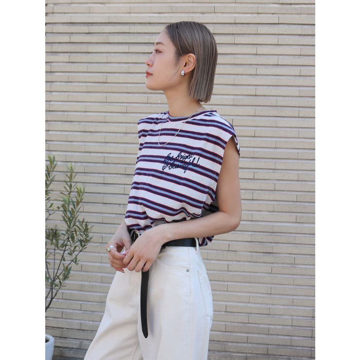 Sobrante by mixta別注 マルチボーダータンクトップ | Ungrid | 詳細画像3 