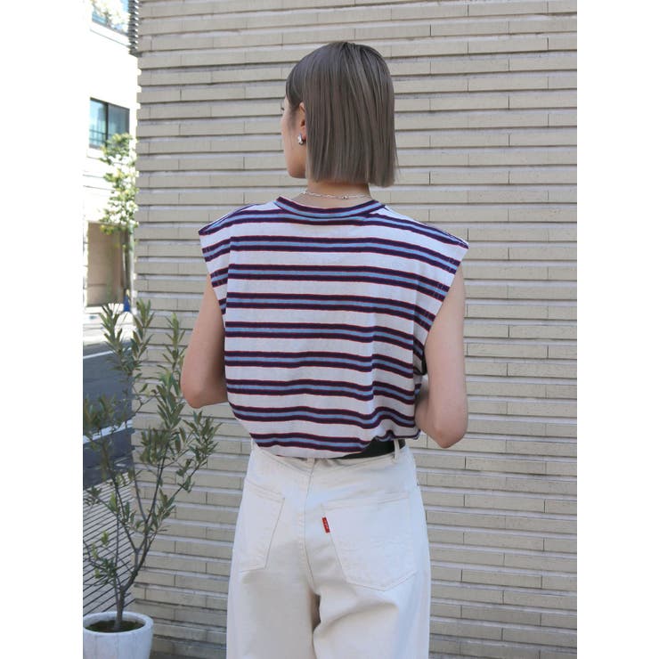 Sobrante by mixta別注 マルチボーダータンクトップ | Ungrid | 詳細画像4 