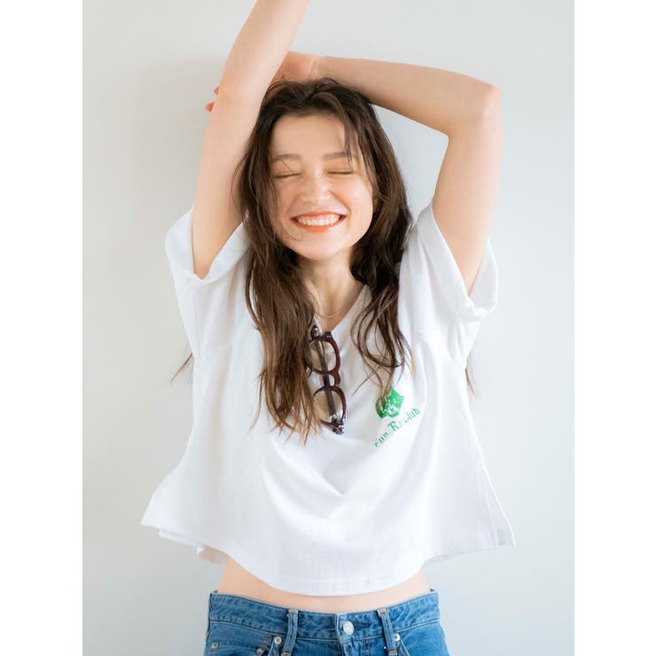 オフホワイト | RUSSELL別注 ロゴTee | Ungrid