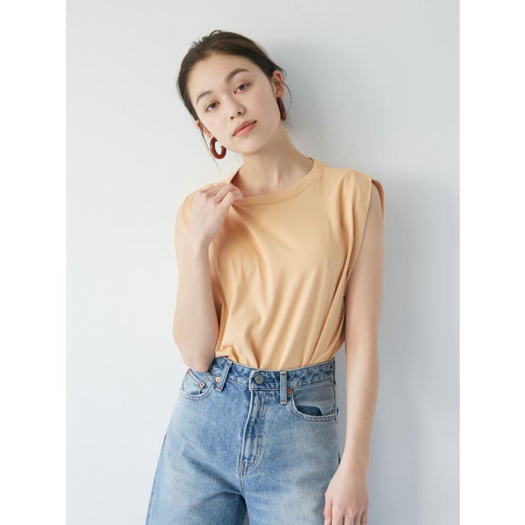 オレンジ | ウォッシュカラータンクトップ | Ungrid