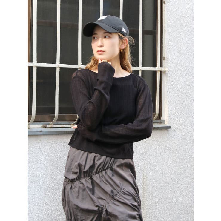 2Wayリボンニットカーデ | Ungrid | 詳細画像4 