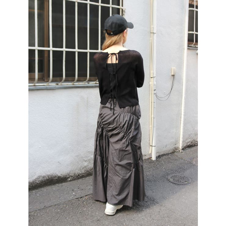 2Wayリボンニットカーデ | Ungrid | 詳細画像8 