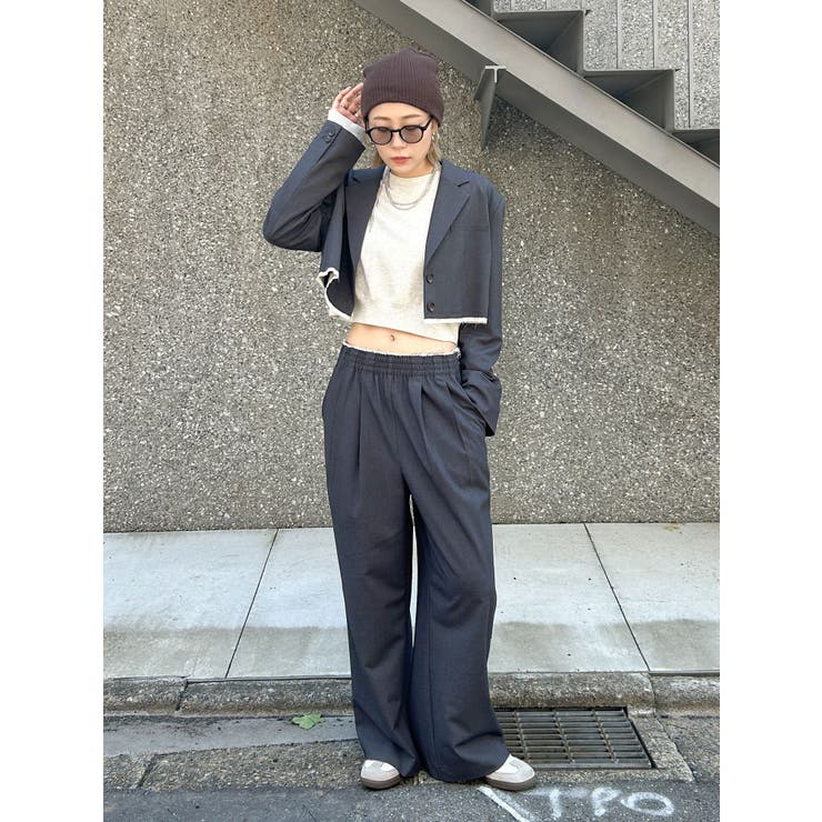 カットオフデザインショートジャケット[品番：MKSW0058244