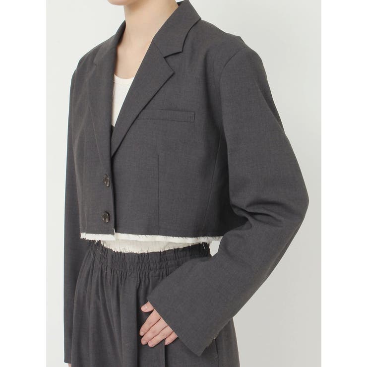 カットオフデザインショートジャケット | Ungrid | 詳細画像38 