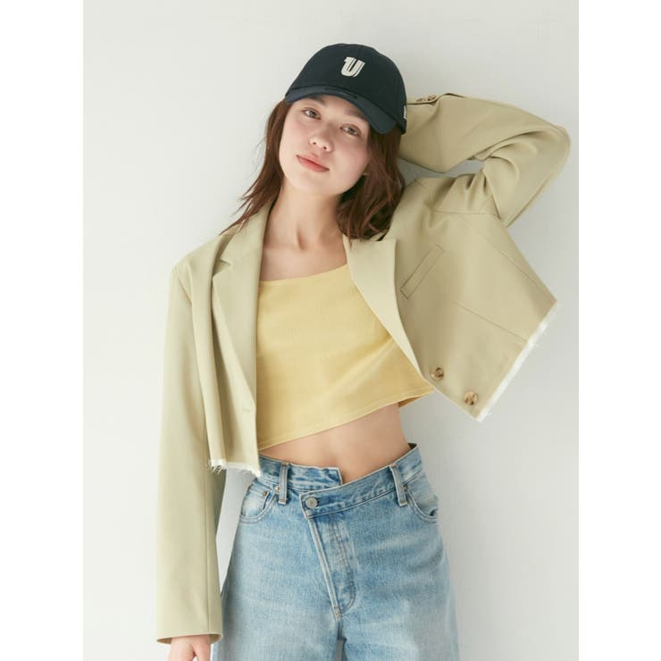 カットオフデザインショートジャケット | Ungrid | 詳細画像6 