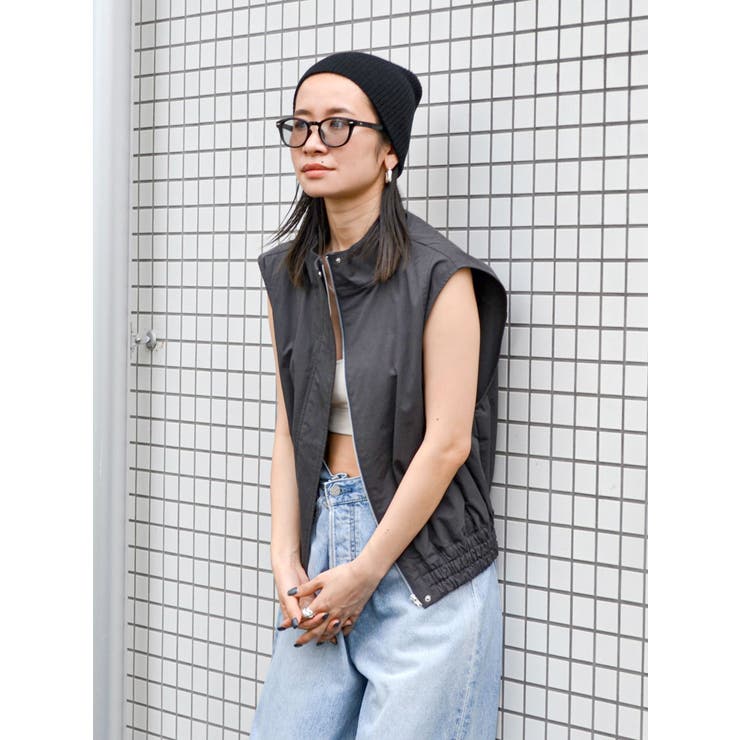 ノースリデザインルーズベスト | Ungrid | 詳細画像18 