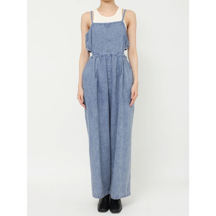 サイドオープンデニムサロペット | Ungrid | 詳細画像36 