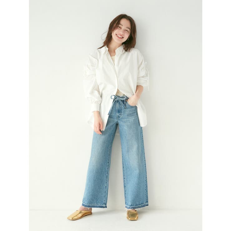 ショルダーデザインビッグシャツ | Ungrid | 詳細画像10 