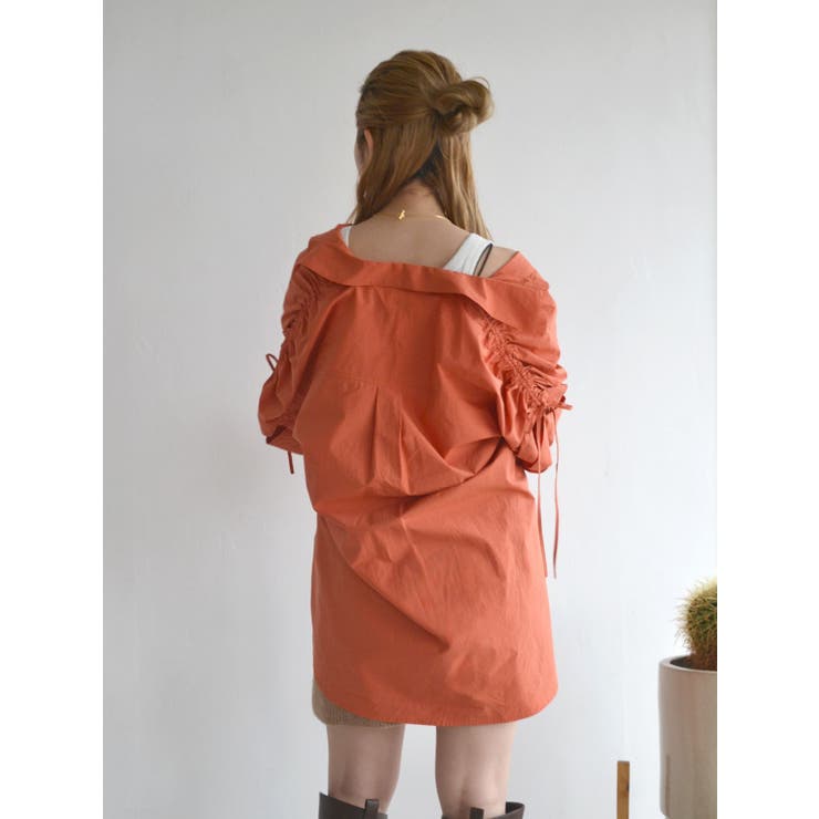 ショルダーデザインビッグシャツ | Ungrid | 詳細画像17 