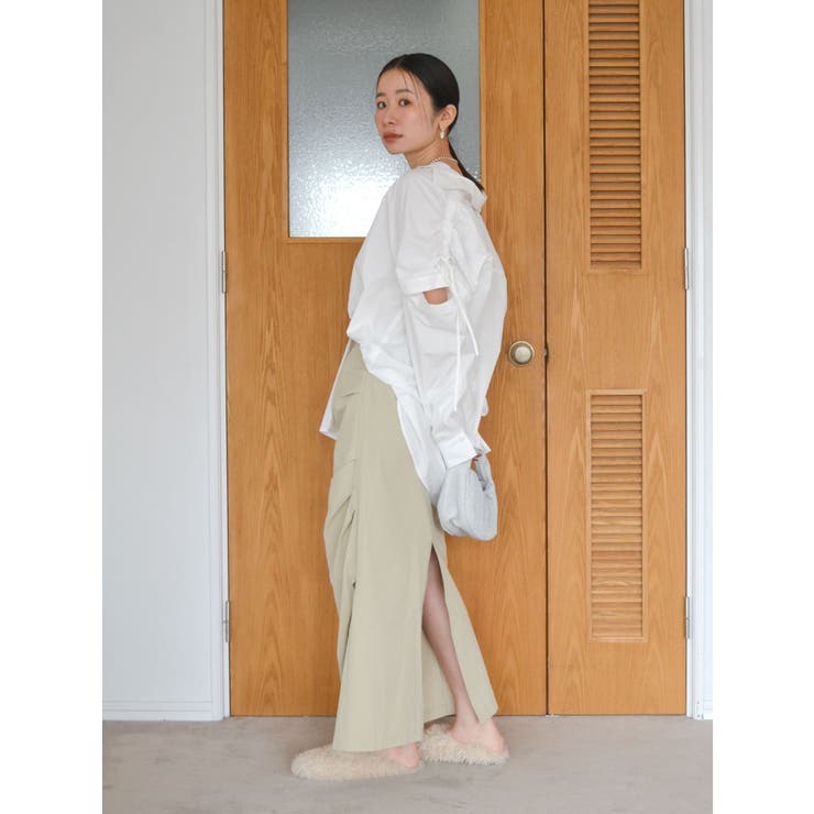 ショルダーデザインビッグシャツ | Ungrid | 詳細画像26 