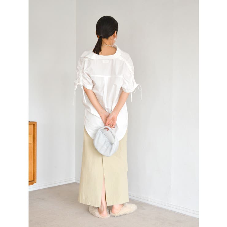 ショルダーデザインビッグシャツ | Ungrid | 詳細画像28 