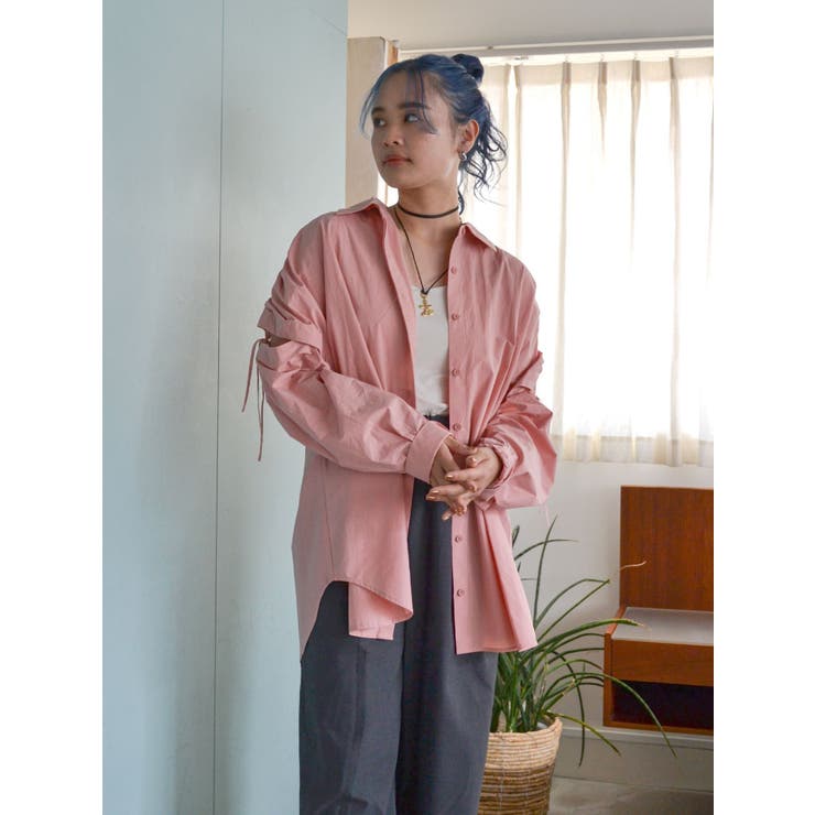 ショルダーデザインビッグシャツ[品番：MKSW0058947]｜Ungrid（アン