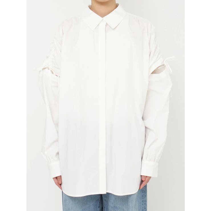 ショルダーデザインビッグシャツ | Ungrid | 詳細画像34 