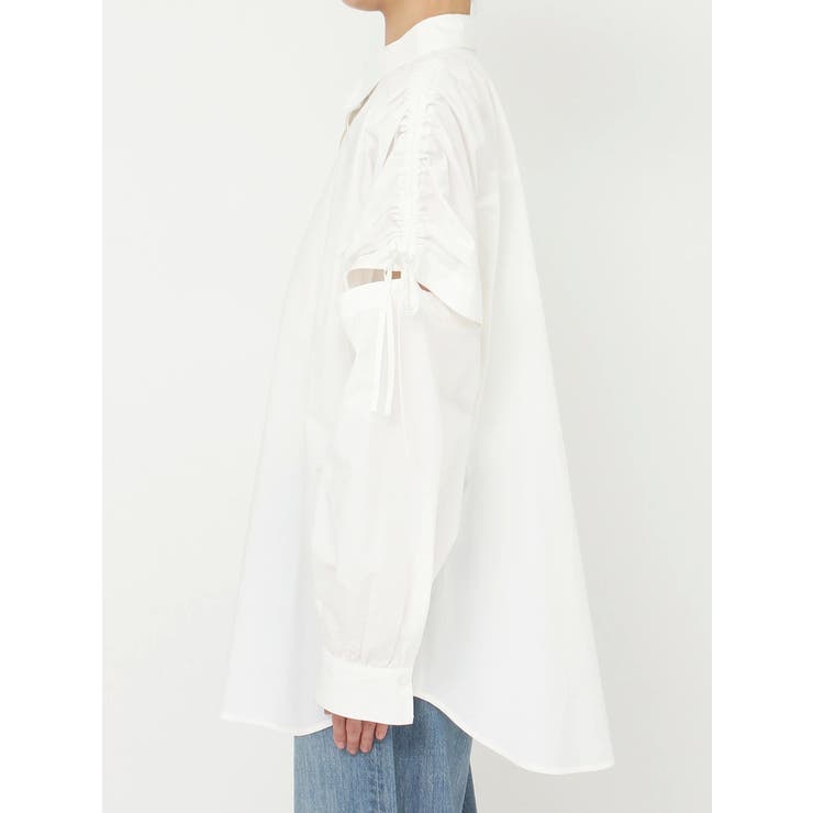ショルダーデザインビッグシャツ | Ungrid | 詳細画像35 