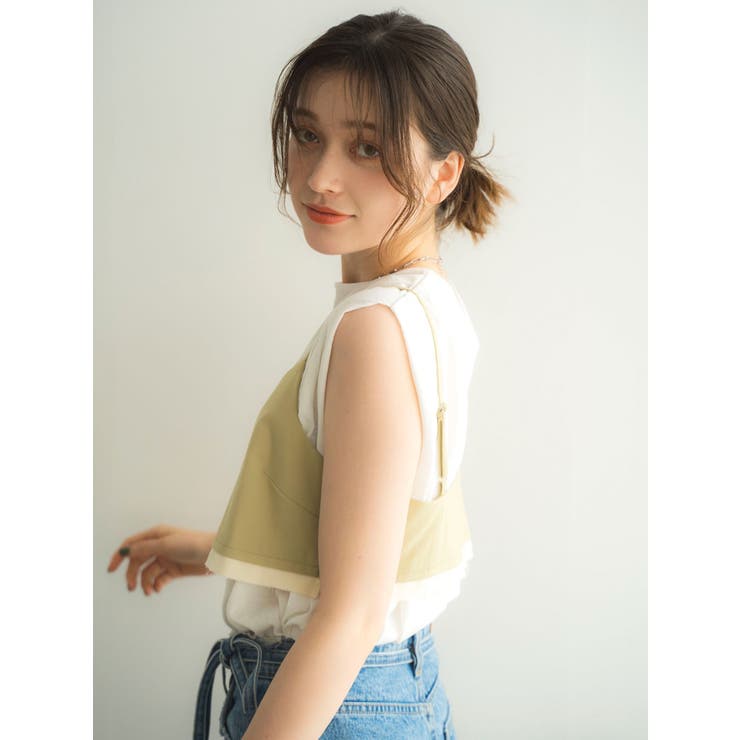 カットオフデザインビスチェ | Ungrid | 詳細画像11 