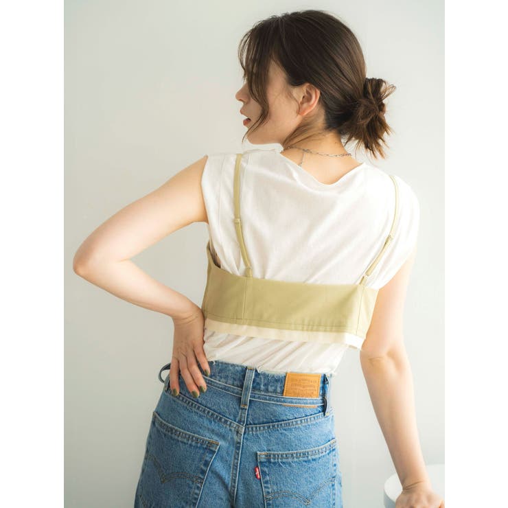 カットオフデザインビスチェ | Ungrid | 詳細画像12 