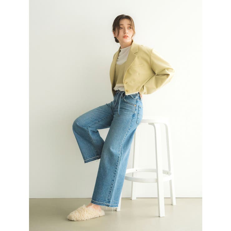 カットオフデザインビスチェ | Ungrid | 詳細画像15 