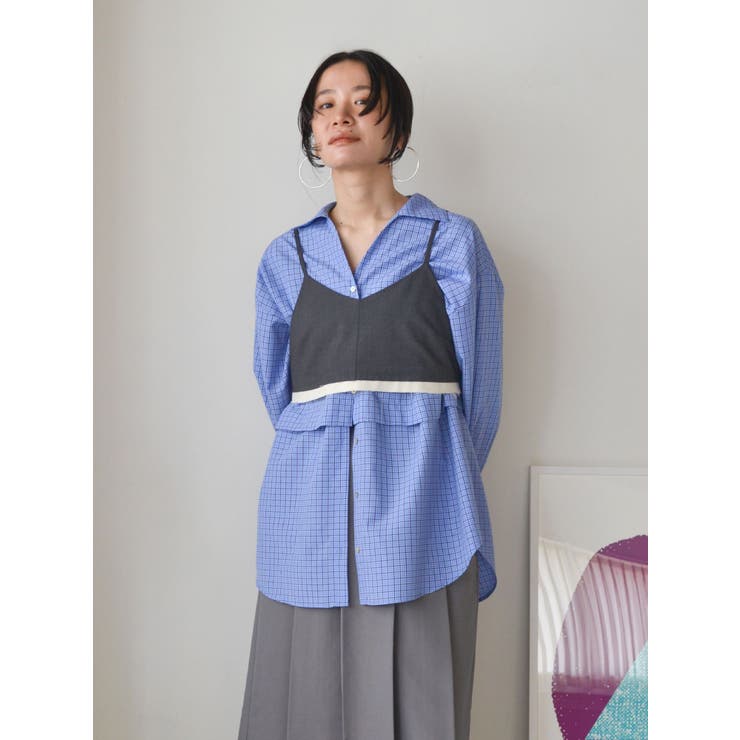 カットオフデザインビスチェ | Ungrid | 詳細画像18 