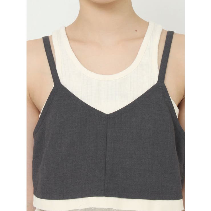 カットオフデザインビスチェ | Ungrid | 詳細画像29 