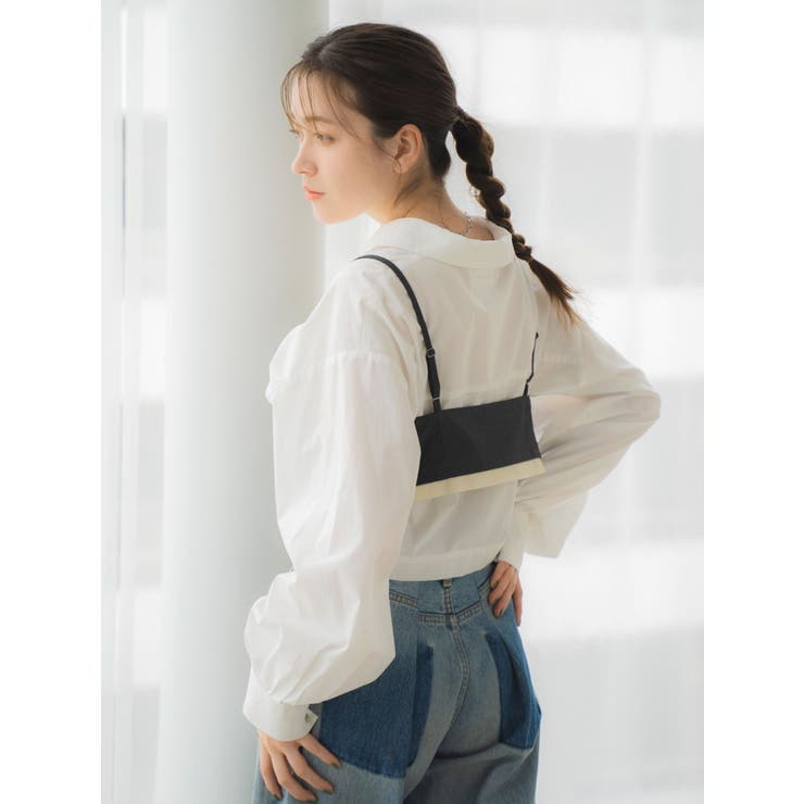 カットオフデザインビスチェ | Ungrid | 詳細画像5 