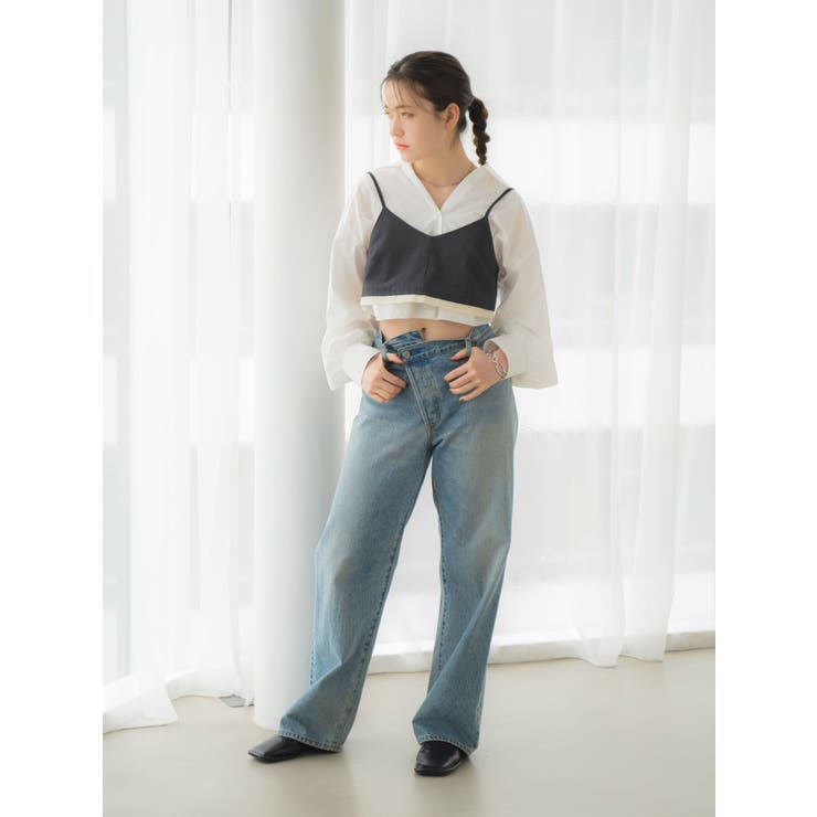 カットオフデザインビスチェ | Ungrid | 詳細画像6 